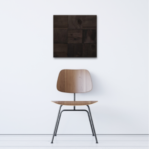 Woodwol Ember - Glacier Grid Pattern