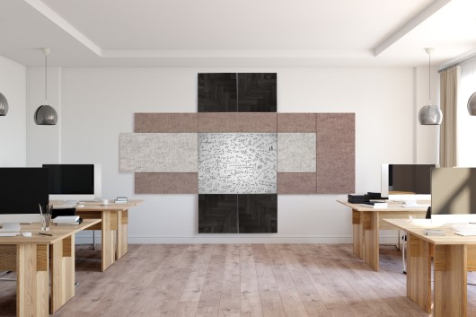 Office wall mock up interior. Wall art. 3d rendering, 3d illustration