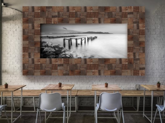 Interior design of a Happy Bones style, Coffee shop, cafe.
