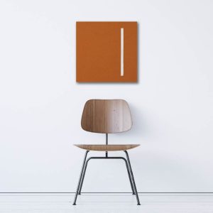 Geometrics - Orange, 1 Vertical Bar