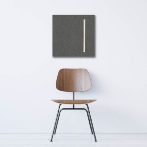 Geometrics - Pewter, 1 Vertical Bar