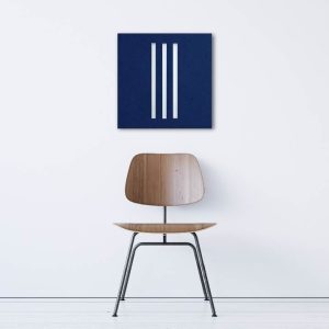 Geometrics - Cobalt, 3 Vertical Bars