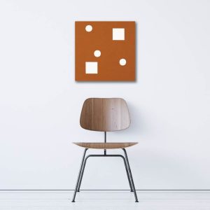 Geometrics - Orange, Scattered