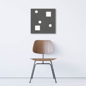 Geometrics - Pewter, Scattered