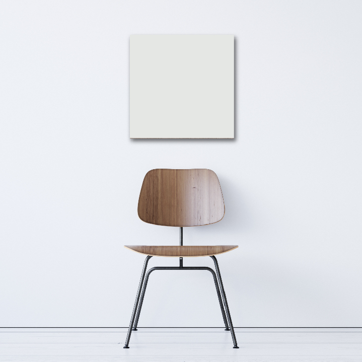 Chair + Glass Primary White (Low Iron)