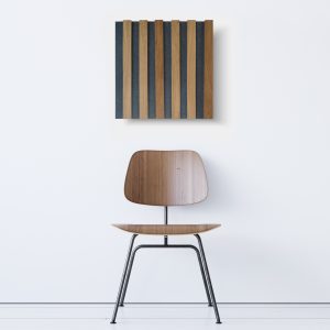 Rainier Panel - Grey, Clear, 1 1/2" Stave