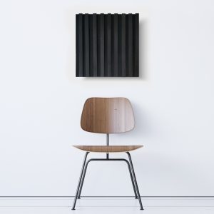 Rainier Panel - Black, Ebony, 1" Stave
