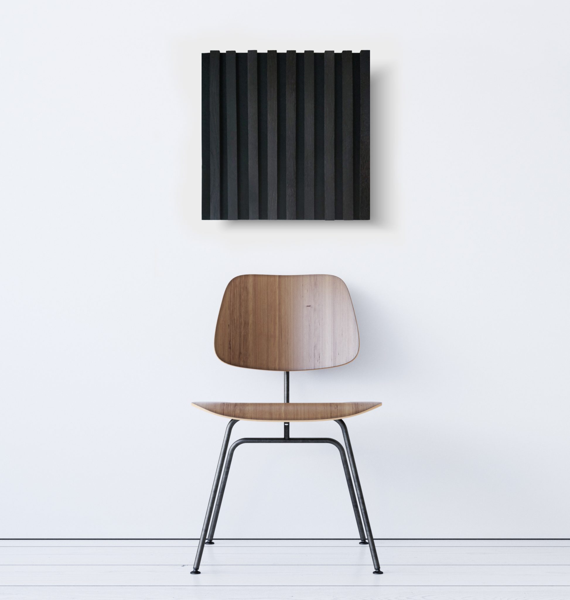 Vintage chair on the white background. 3d render