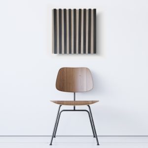 Rainier Panel - Oat, Ebony, 1" Stave